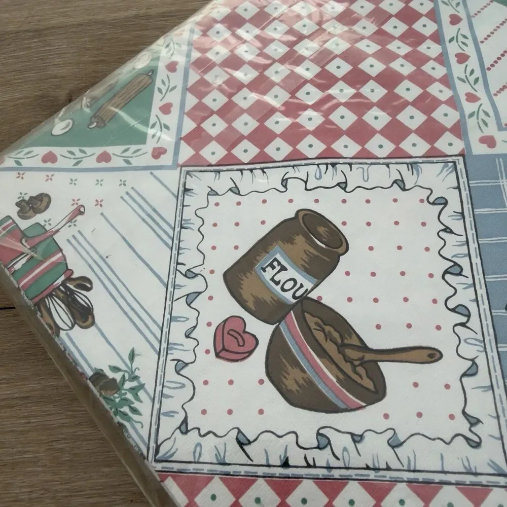 Cottagecore Vinyl Tablecloth 52